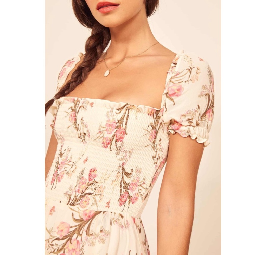 ❤️SOLD❤️ Reformation Inka Leila Dress Floral New - Picture 7 of 9